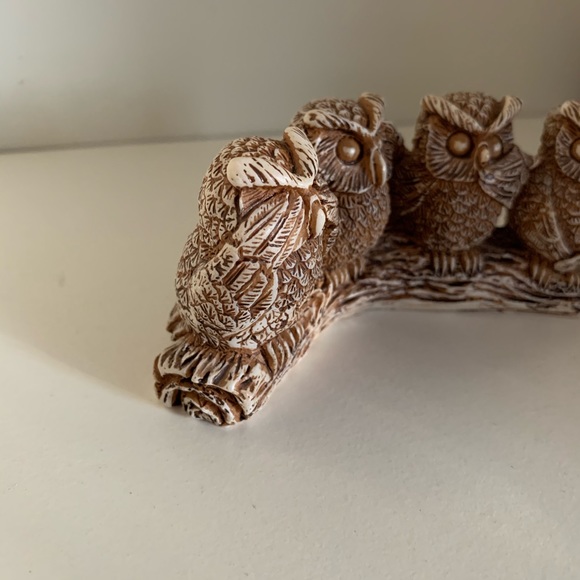 NWOT  Vintage wise Owl statuette - Picture 7 of 8